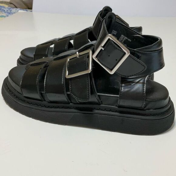 Black Fishemancore Chunky Sandals, 7Wide. - Picture 13 of 15